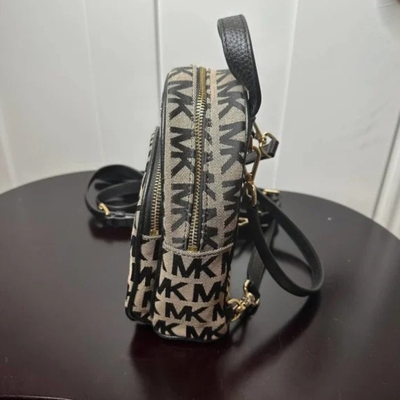 Michael Michael Kors Monogram Black and Cream Backpack main image 8